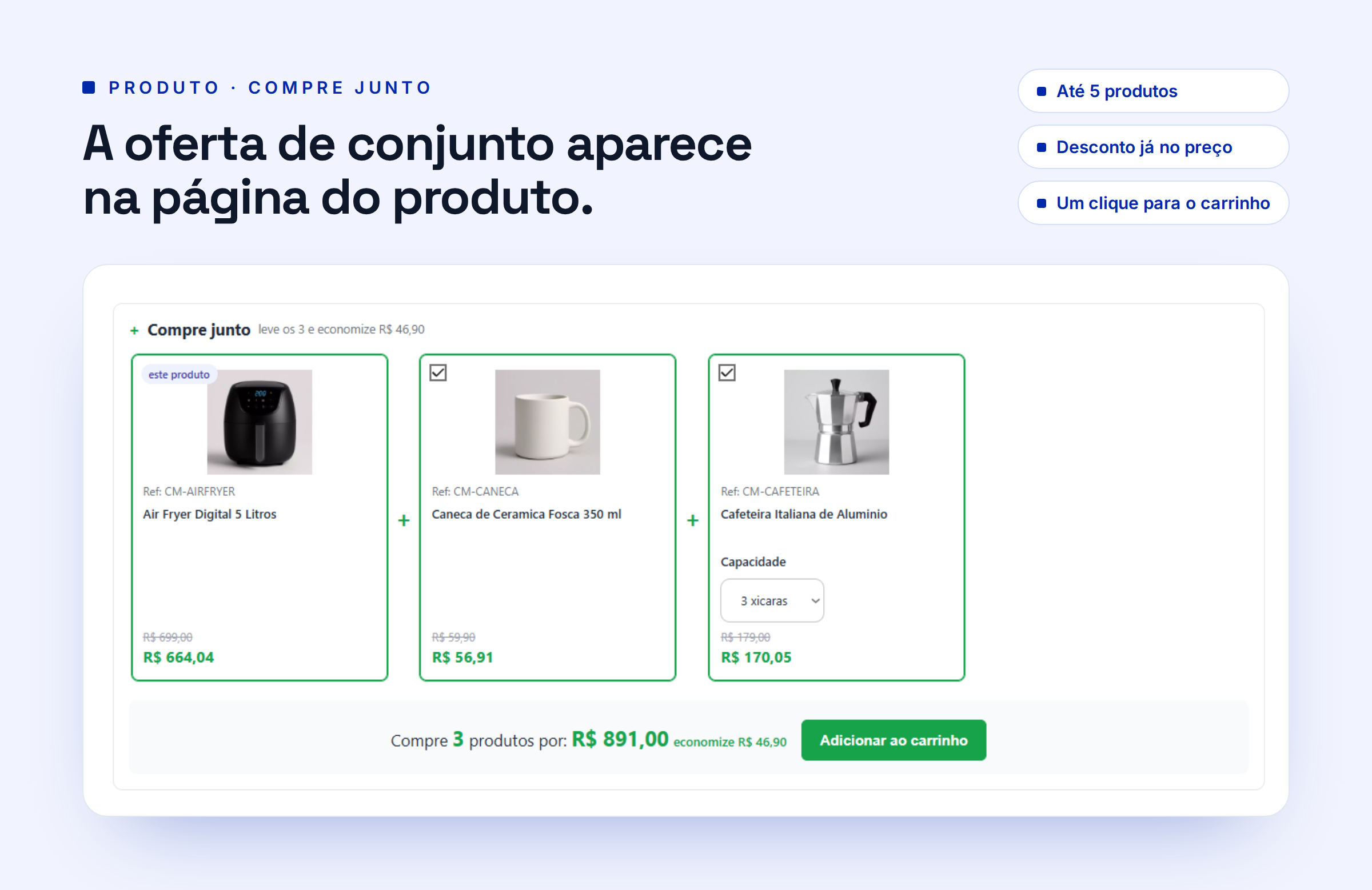 Tela original da plataforma Net Agência: Compre Junto